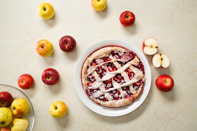 Pie de manzana (postre navideño)